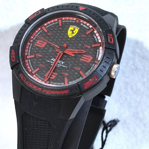 Ferrari men black watch - black,